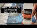 Liquitex high gloss varnish, achieve resin looking results!