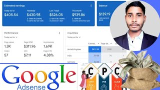 How  to Adsense Loading High Cpc || High Cpc keywords || Course Free|| adsense loading kaise kare.