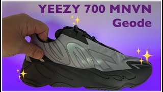 YEEZY 700 MNVN GEODE lavender - unbox, on feet, and pics