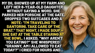 My daughter-in-law showed up at my farm and left her eight-year-old daughter without saying a word.