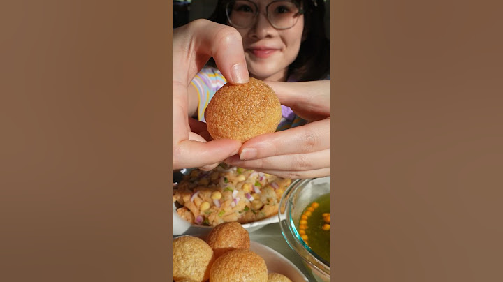 Pani puri is sooooo good 🤤