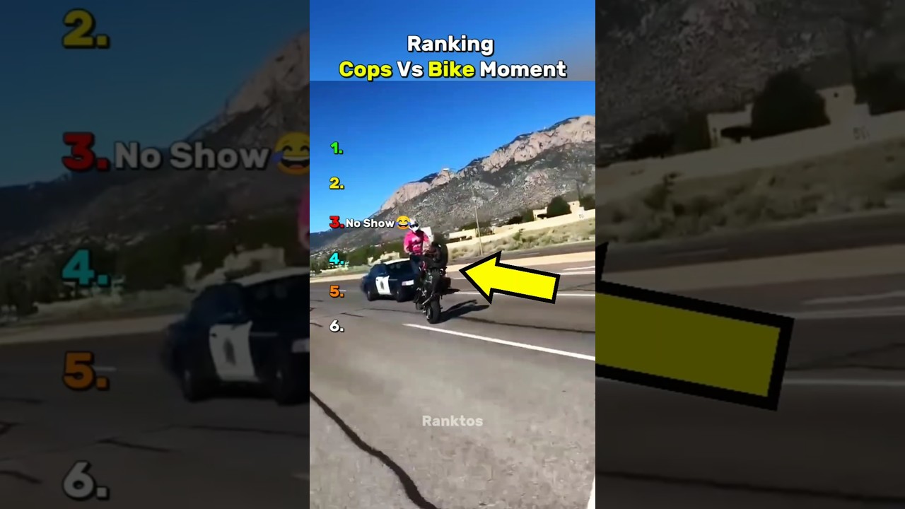 Ranking Cops Vs Bike Moment #ranking