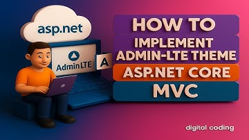 Integrate AdminLTE Template in ASP.NET Core MVC || Full Step-by-Step Tutorial for Beginners