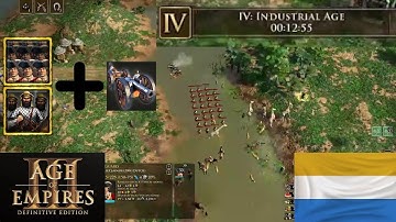 AOE3DE: Even if your push doesn’t work, this Dutch FI gives you an Insane ECO! Comp 1v1