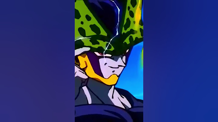 Perfect Cell the perfect menace #cell #dbz #dragonball #celldbz #perfectcell #goku #vegeta #gohan