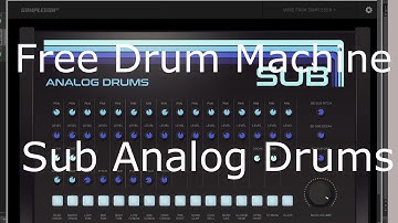 Free Drum Machine Vst - Sampleson Sub  -  No Talking