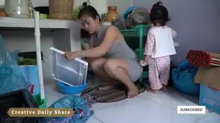 kegiatan mama muda cantik klau di rumah bikin deg deg an aja