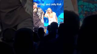 Elle King screaming W/ Jelly Roll 😲💪🙌 #shorts #jellyroll #countrymusic