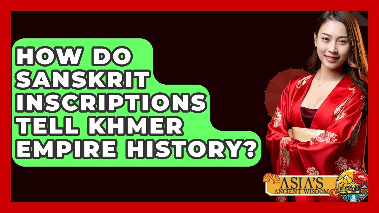 How Do Sanskrit Inscriptions Tell Khmer Empire History? - Asia's Ancient Wisdom