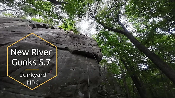 New River Gunks 5.7 - New River Gorge Rock Climbing | Red River George