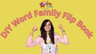DIY Word Family Flip Book for Preschoolers