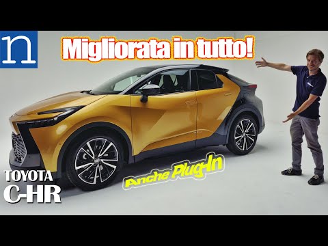 TOYOTA C-HR 2024 | Migliorata in tutto, anche plug-in e 4x4, più potente, più tecnologica, più bella