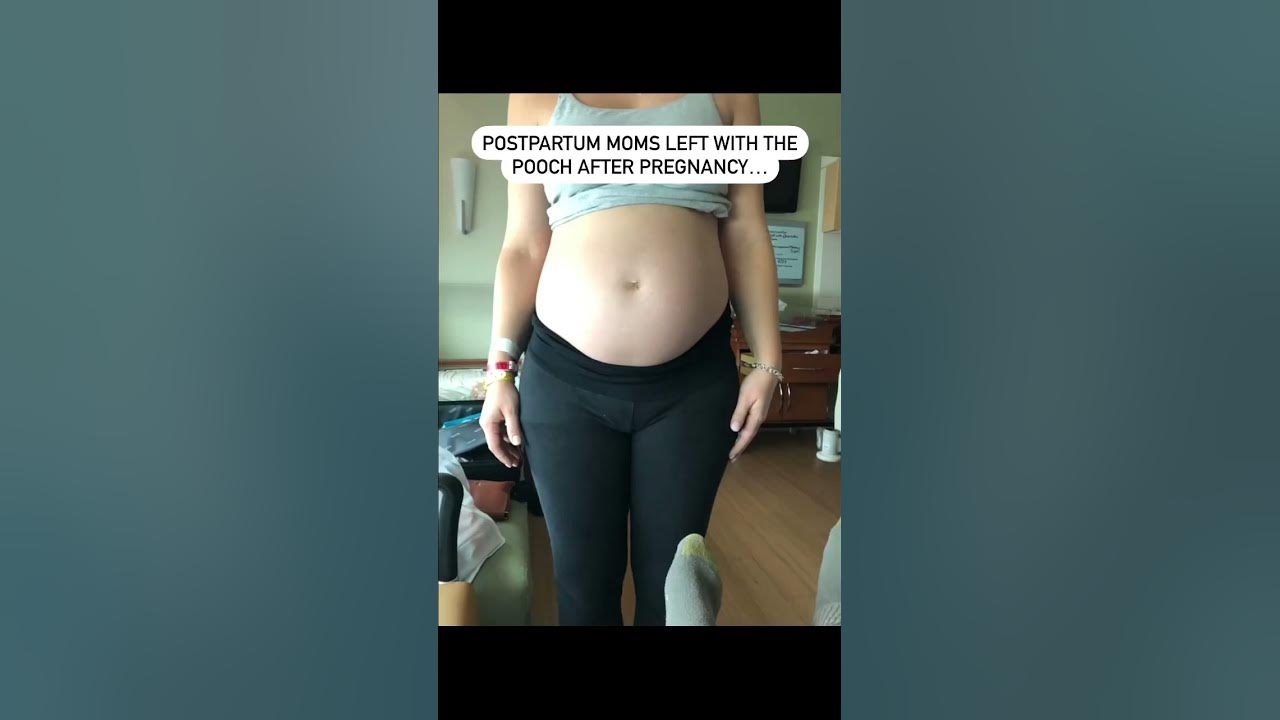 How To Lose The Postpartum Pooch In Less Than 2 Minutes A Day #abs # postpartum #core #belly #shorts 