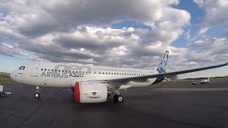 A320neo Excites Employees as Aircraft Buzzes Plants, Visits Connecticut