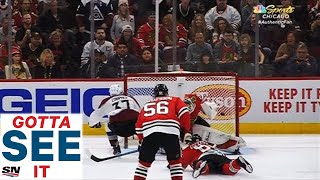 GOTTA SEE IT: J.T. Compher Scores Going Bar Down, Off Collin Delia