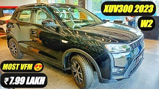 2023 MAHINDRA XUV300❤️W2 BASE MODEL Review| With On Road Price| SPECS |FEATURES|DETAILED WALKAROUND