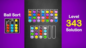 Ball Sort Puzzle Solution Level 343