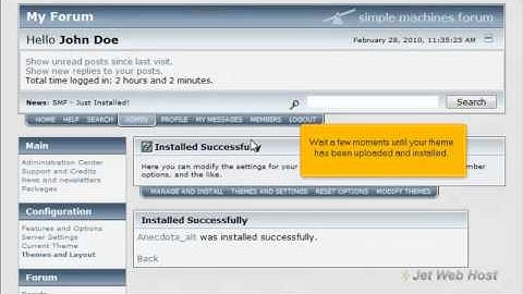 f How to manage and install themes in SMF