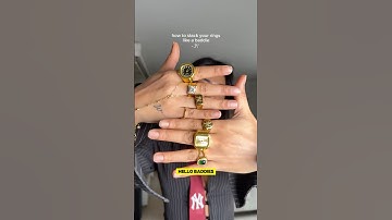 ✨How to Stack your Rings✨ #fyp#foryoupage#reels#viralvideo#2025trending#jewellery#style#shorts