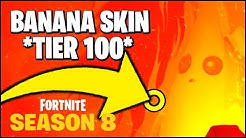 Fortnite Season 8 Teaser 4 New Tier 100 Banana Skin Final - fortnite s!   eason 8 teaser 4 new tier 100 banana skin final earthquake all season 8 leaks duration 11 17