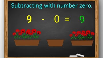 Subtraction With Zero || Learn how to Subtract With Zero For Kids