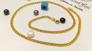 Altinofi̇si̇ 42Cm 3,6Mm Yı Zincir 14 Ayar Altın Hd Vi̇deolu Bi̇zi̇ Taki̇p Edi̇n