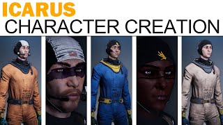 Icarus - Full Character Creation (Male & Female, All Faces, Suits, Styles, More!)