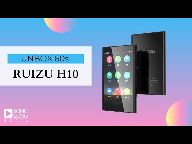 Unboxing 60s - RUIZU H10 - Songlongmedia