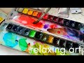 Soothing &amp; Relaxing Watercolor Painting, Art Therapy