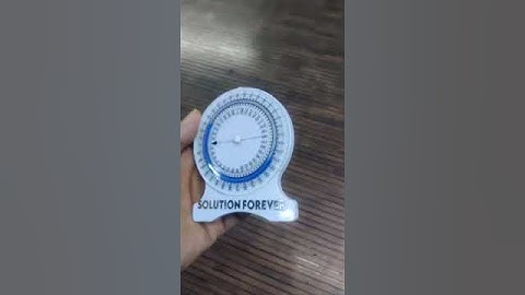 Bubble Inclinometer Physical Therapy Tool