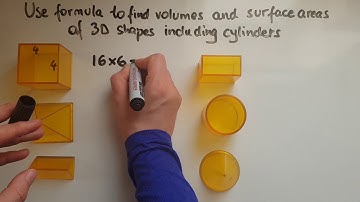 L2.17.3. Functional Skills Maths Level 2: Use formulae to find surface areas of 3-D shapes