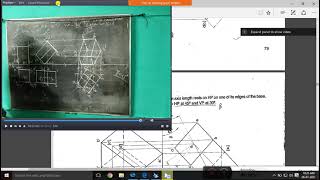 Projection of Solids # VTU # 1st Year# EGDL# Common to all# Locus method of Square Prisms-3