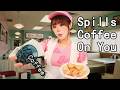 ASMR Clumsy Waitress Spills Coffee On You ❤️ Gentle Fabric Cleaning & A Very Sweet Request...
