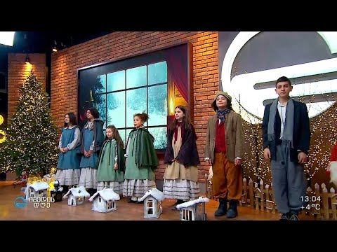 „საშობაო სიმღერა\" - ნაწყვეტი მოზარდ მაყურებელთა თეატრის მიუზიკლიდან „იმედის დღის\" საახალწლო ეთერში