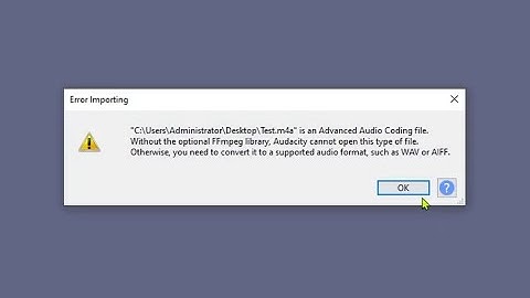 Error Importing Audacity | FFmpeg library | Fix