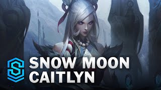 Snow Moon Caitlyn Skin Spotlight - League of Legends