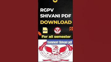 Rgpv shivani pdf download || #ashortaday #rgpvexam #rgpvupdate #shivani #shorts #rgpv_shivani_pdf