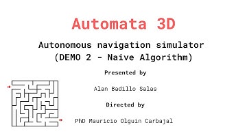 Automata 3D - Autonomous navigation simulator (DEMO 2)