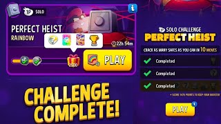 Rainbow solo challenge✅|2500 points perfect heist solo challenge|match master