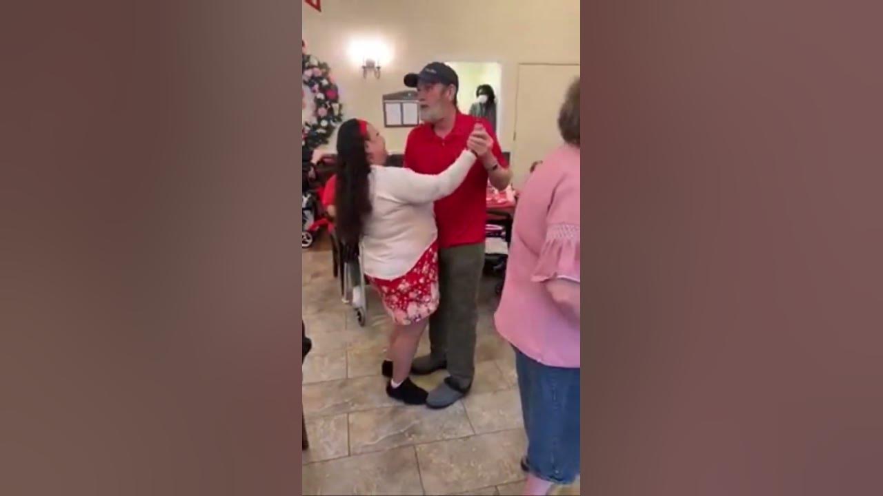 Sweet and lovely senior residents dancing to classic country song “slow hand” #wholesome #sweet #aww