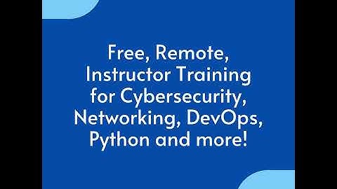 NetAcad Instructor Training & Accreditation 2021-2022