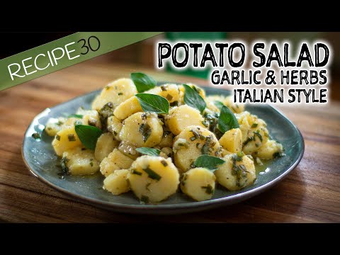These are the best potatoes for Italian garlic and Herb Potato Salad