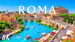 ROME 8K Aerial 🇮🇹 🪙 Pantheon, Piazza Navona & Magnificent Italian Heritage from Above 🕊️