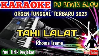 TAHI LALAT RHOMA IRAMA  - KARAOKE DJ REMIX ORGEN TUNGGAL TERBARU 2023 BASS HOREG!!!