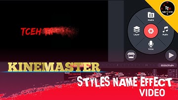how to make styles name effect intro in Kinemaster| kinemaster video editing Tutorial in 2020 |