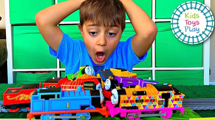 Thomas & Friends HUGE 72 Train Demolition Derby