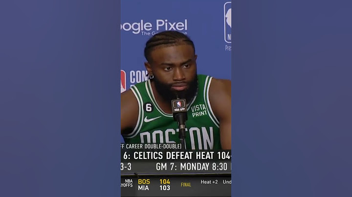 "Don't Measure A Man When Everything is Going Well "Jaylen Brown Post Game 6