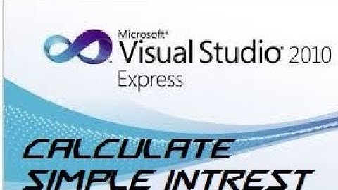 Calculate si on visual basic 2010