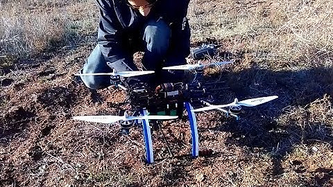 DJI NAZA Drone Quadcopter, First TakeOff and Landing