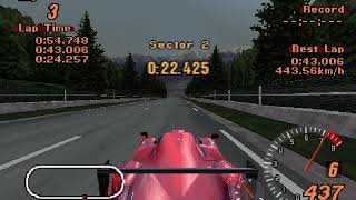 Gran Turismo 2: Toyota GT-One Road Version '98: Test Course: 43.006 / Former WR